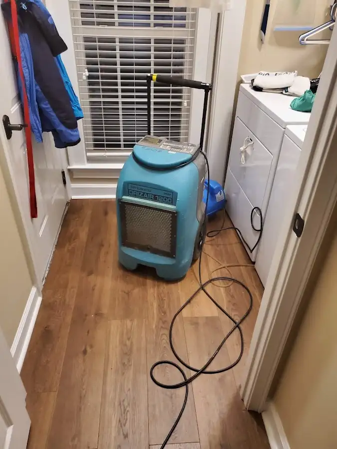 Commercial dehumidifier deployed for Flood Damage Cleanup in Dacono