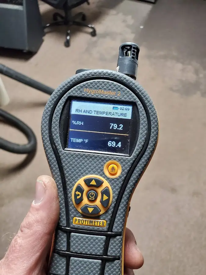 Moisture meter humidity assessment for Mold Remediation & Removal in Dacono